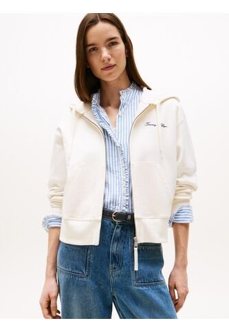 Buzo Blanco Con Capota Y Cremallera Tommy Hilfiger Tommy Hilfiger
