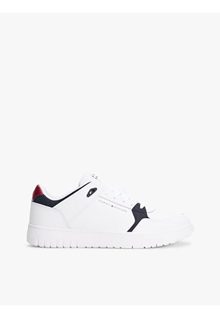 Tenis Blanco Texturizados Con Suela Dentada Tommy Hilfiger