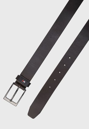 Cinturón Café Tommy Hilfiger Layton Leather 3.5