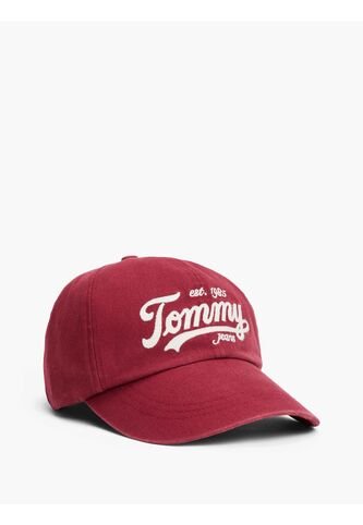 Gorra Roja De Béisbol Con Logo Bordado Tommy Hilfiger Tommy Hilfiger