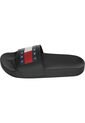 Sandalias Negro Con Parche Essential Tommy Hilfiger de Tommy Hilfiger