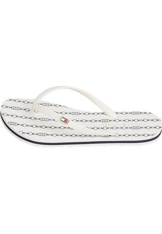 Sandalias Blanco Con Logo Esmaltado Tommy Hilfiger Tommy Hilfiger