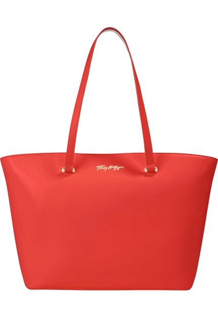 Bolso Rojo Im Latam Con Firma Tommy Hilfiger