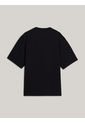 Camiseta Negra Con Logo Tommy X Mercedes F1 X CR Tommy Hilfiger de Tommy Hilfiger
