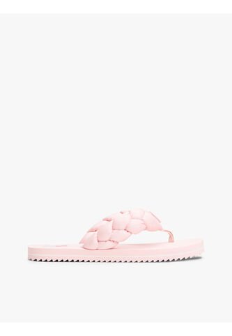 Sandalias Rosa Con Tira Trenzada Y Suela Dentada Tommy Hilfiger Tommy Hilfiger