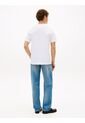 Camiseta Blanca De Cuello Redondo Con Logo Tommy Hilfiger de Tommy Hilfiger