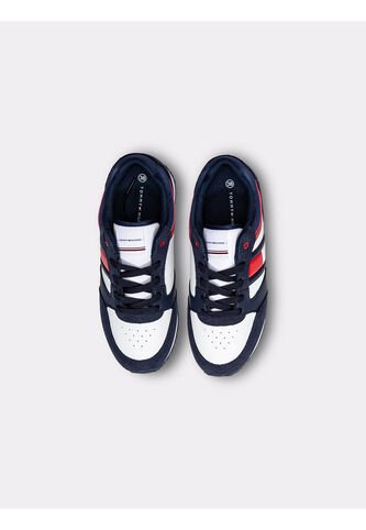 Tenis Multicolor De Corte Bajo Con Cordones Tommy Hilfiger Tommy Hilfiger