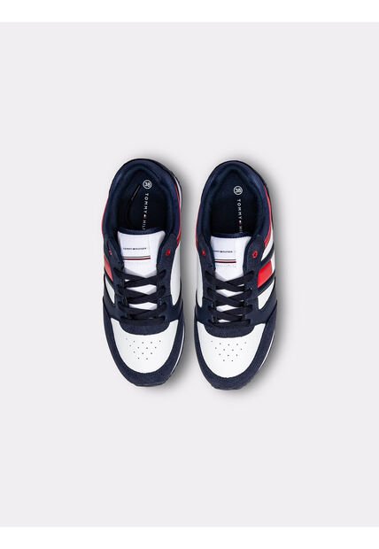 Tenis Multicolor De Corte Bajo Con Cordones Tommy Hilfiger