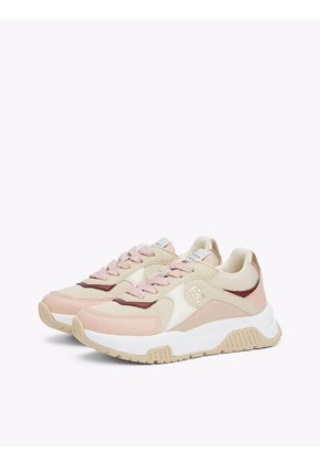 Tenis Multicolor De Corte Bajo Con Cordones Tommy Hilfiger