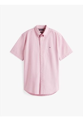 Camisa Roja Heritage De Manga Corta Tommy Hilfiger