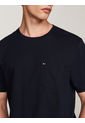 Camiseta Azul De Cuello Redondo Con Bolsillo Tommy Hilfiger de Tommy Hilfiger