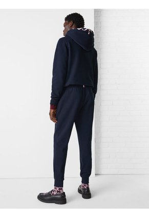 Joggers Essential Con Monograma Bordado Hombre Azul Tommy Hilfiger