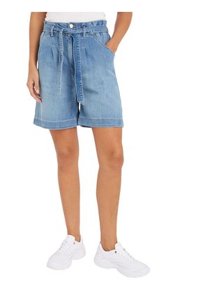 Pantalón Corto Acampanado Mujer Azul Tommy Hilfiger