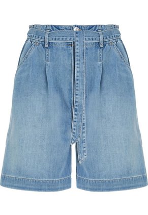 Pantalón Corto Acampanado Mujer Azul Tommy Hilfiger