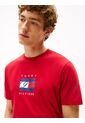 Camiseta Roja De Punto Con Logo Gráfico Tommy Hilfiger de Tommy Hilfiger