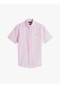 Camisa Rosa De Manga Corta De Lino Tommy Hilfiger de Tommy Hilfiger