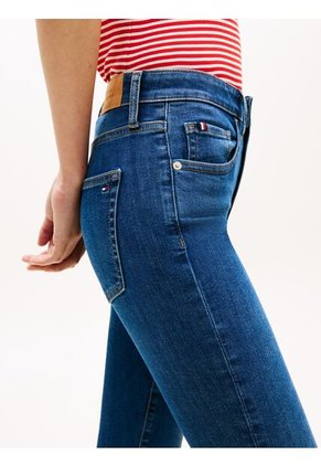 Jeans Azul Denim Azul De Corte Skinny Tommy Hilfiger