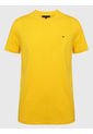Camiseta De Corte Regular En Algodón Hombre Amarillo Tommy Hilfiger de Tommy Hilfiger