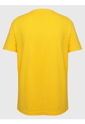 Camiseta De Corte Regular En Algodón Hombre Amarillo Tommy Hilfiger