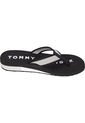 Sandalias Negro Con Logo Tommy Hilfiger de Tommy Hilfiger