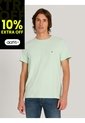 Camiseta Verde Essential Con Logo Tommy Hilfiger de Tommy Hilfiger
