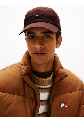 Gorra Marrón De Béisbol Con Logo Bordado Tommy Hilfiger