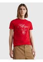 Camiseta Con Logo De Corte Slim Hombre Rojo Tommy Hilfiger de Tommy Hilfiger