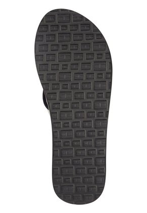 Sandalias Negro Con Logo Tommy Hilfiger