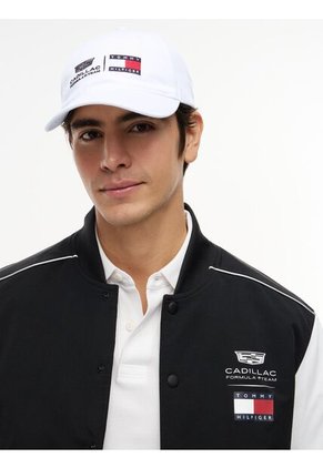 Gorra Blanca TH X Cadillac Formula 1® Team Con Logo Tommy Hilfiger