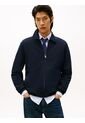 Chaqueta Azul De Felpa Con Logo Bordado Tommy Hilfiger de Tommy Hilfiger