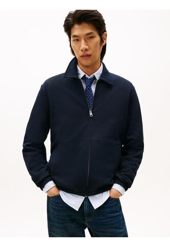 Chaqueta Azul De Felpa Con Logo Bordado Tommy Hilfiger Tommy Hilfiger