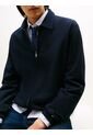 Chaqueta Azul De Felpa Con Logo Bordado Tommy Hilfiger de Tommy Hilfiger