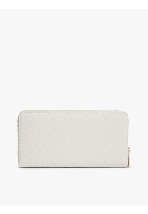 Billetera Beige Hilfiger Icon Con Cremallera Tommy Hilfiger