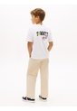 Camiseta Blanca Gráfica Con Estampado Para Niños Tommy Hilfiger de Tommy Hilfiger