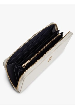 Billetera Beige Hilfiger Icon Con Cremallera Tommy Hilfiger