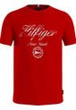 Camiseta Con Logo De Corte Slim Hombre Rojo Tommy Hilfiger de Tommy Hilfiger
