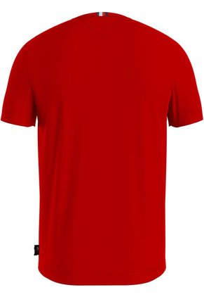 Camiseta Con Logo De Corte Slim Hombre Rojo Tommy Hilfiger