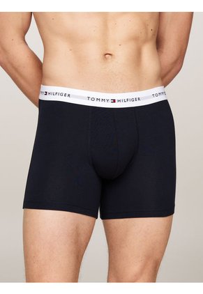 Pack Multicolor De 3 Calzoncillos Bóxer Essential Con Logo Tommy Hilfiger