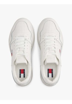 Tenis Blanco Retro De Plataforma Tommy Hilfiger