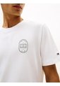Camiseta Blanca Con Logo Gráfico Redondo Tommy Hilfiger de Tommy Hilfiger