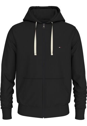 Buzo Negro Con Capota Y Cremallera Tommy Hilfiger Tommy Hilfiger