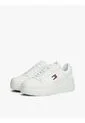 Tenis Blanco Retro De Plataforma Tommy Hilfiger de Tommy Hilfiger