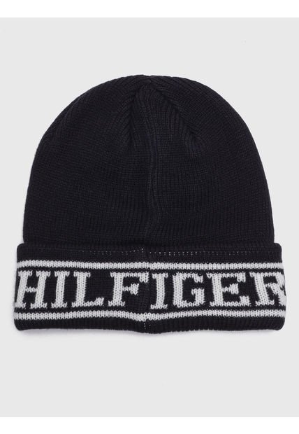 Gorro De Punto Para Mujer Gris Tommy Hilfiger
