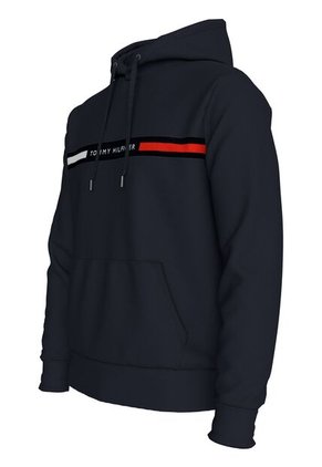 Buzo Azul Con Capota, Cordón Y Logo Tommy Hilfiger