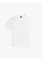 Camiseta Blanca De Corte Regular Con Logo Bordado Tommy Jeans de Tommy Hilfiger