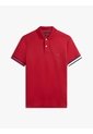 Polo Rojo Slim Con Manga Corta Tommy Hilfiger de Tommy Hilfiger