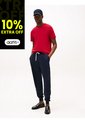 Camiseta Roja De Cuello Redondo Tommy Hilfiger de Tommy Hilfiger