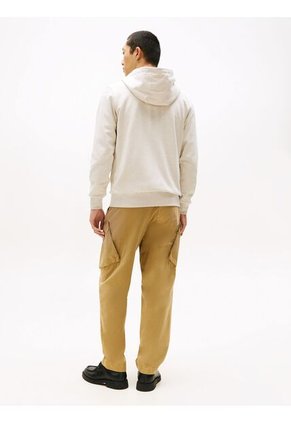 Buzo Gris Con Capota Y Cremallera Tommy Hilfiger