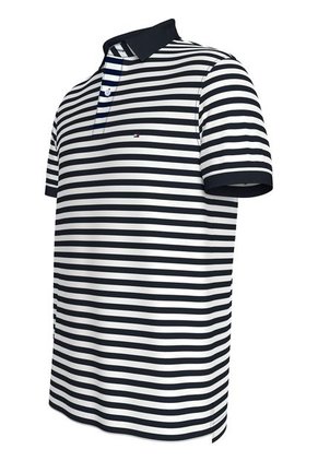 Polo De Rayas Azul 1985 De Corte Regular Para Hombre Tommy Hilfiger
