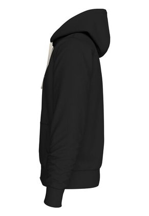 Buzo Negro Con Capota Y Cremallera Tommy Hilfiger